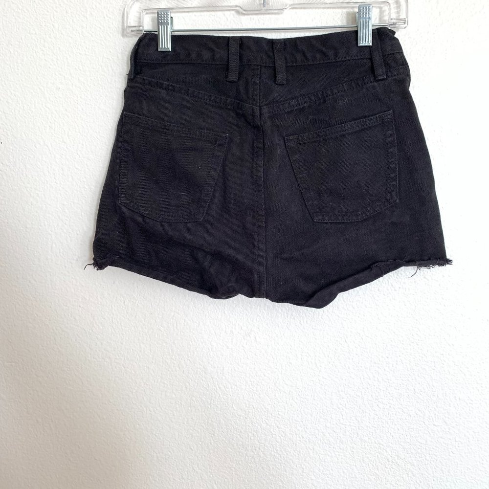 J. Galt Shanghai Black Button-Up Shorts - Picture 4 of 5